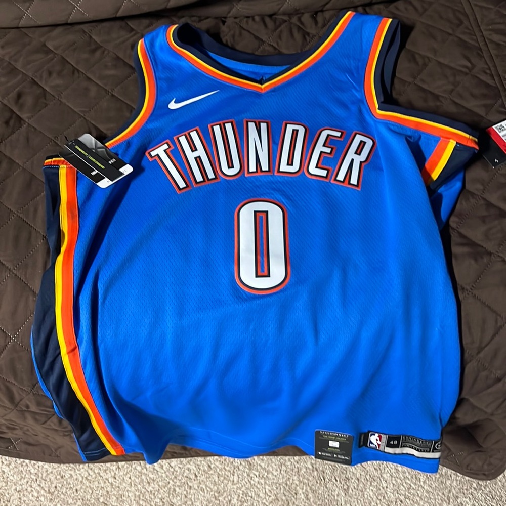 Thunder Westbrook Authentic Jersey